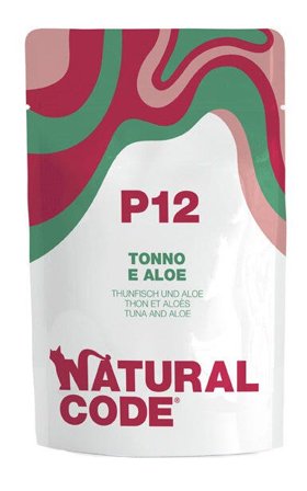 Natural Code P12 Tonno E Aloe Gatti Adulti Busta 70g