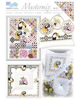 Korsstingsmønster Fugle - Lindner's Kreuzstiche