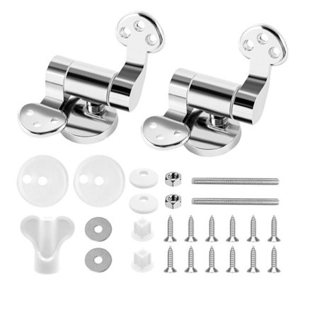 Reservedele til toiletsæde, badeværelsestilbehør, soft-close mekanisme, zinklegering, sølv