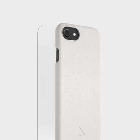 Vanilla White Phone Case & Screen Protection Bundle | agood, iPhone 6 7 8 SE