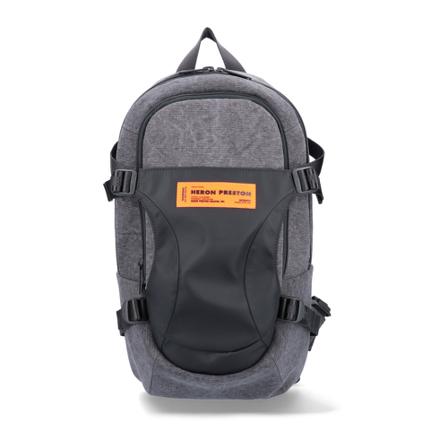 Heron Preston Rugzaks , Zwart , Heren , Maat: ONE Size Rugzakken