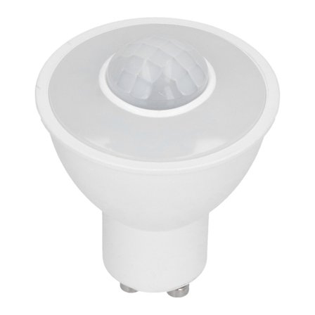 GU10 Pære Infrarød Kroppsregistrerende Pære 5W 500LM LED Pære for Tak Korridor AC100-240V Hvitt Lys