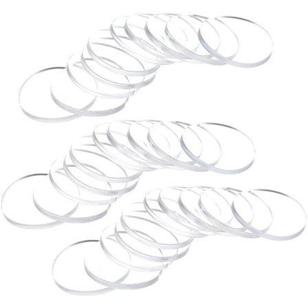 30 Läpinäkyvää liukuestekumityynyä lasisten pöytälevyjen alle