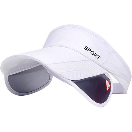 Sommer solskjerm caps - Dame justerbar golf caps med innfellbar brem, UV-beskyttelse strand/tennis sport caps