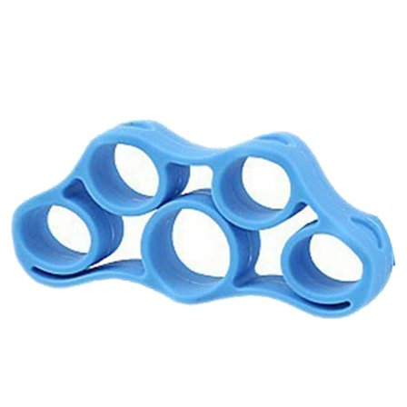 Sormien venytyslaite parantaa voimaa ja joustavuutta, harjoittelee lihaksia, kannettava silikoninen kädensija, vahvistin 3 kg, sininen