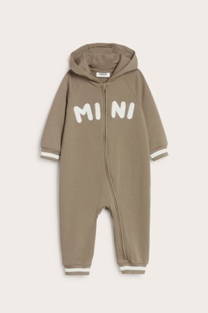 Kappahl | Sweatshirtdress med applikasjon Brun 80 | Brun