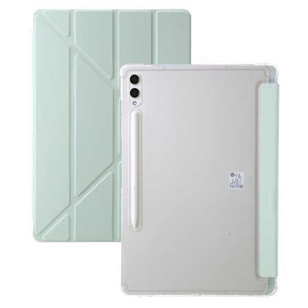 Samsung Galaxy Tab S9 FE Klar Akryl & Läderfodral