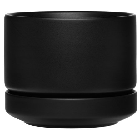 Arabia SN Kruka 16 cm, mattsvart | Dukning & Servering > Örtkrukor > Blomkruka | Bagaren och Kocken