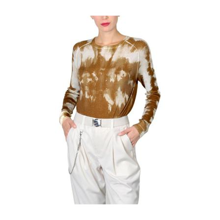High, Round-neck Knitwear Bruin, Dames, Maat:M