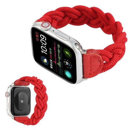 Apple Watch Series 6 / 5 44mm woven braid watch band - Red