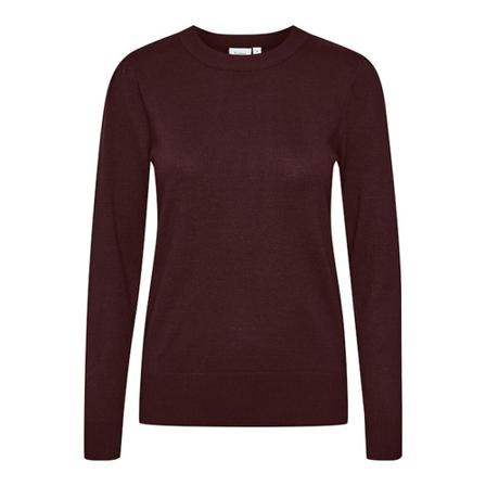 Saint Tropez Round-neck Strik Lilla, Dame Striktrøjer