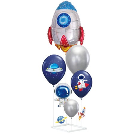 Rom-ballonger med stativ, 6-pakning