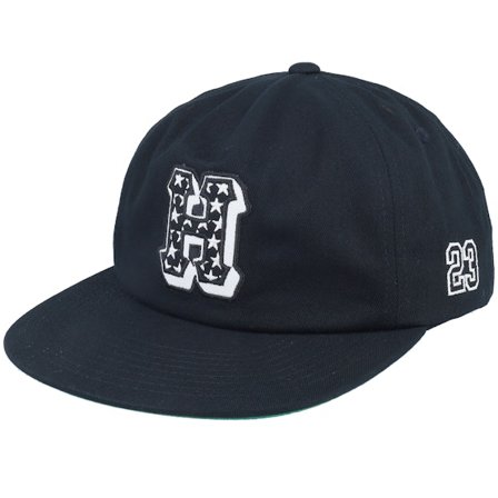 HUF - Svart snapback Keps - H-star Black Snapback @ Hatstore