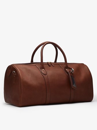 John Henric Men's Kastaniebrauner Weekender Size Onesize