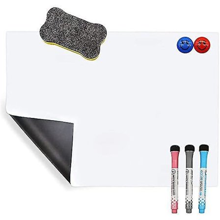 A3 Magnetisk Hvidtavle Køleskab Memo Notetavle Køkken Kontor