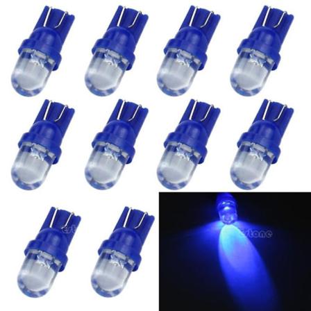 10x T10 194 168 Blue Super Bright 12v Led Kilplatta Instrumentbräda