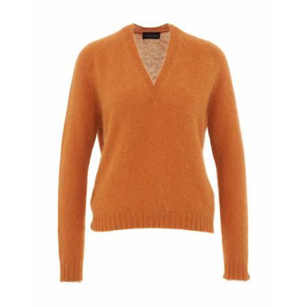 Roberto Collina, Knitwear M30602 22 Oranje, Dames, Maat:L