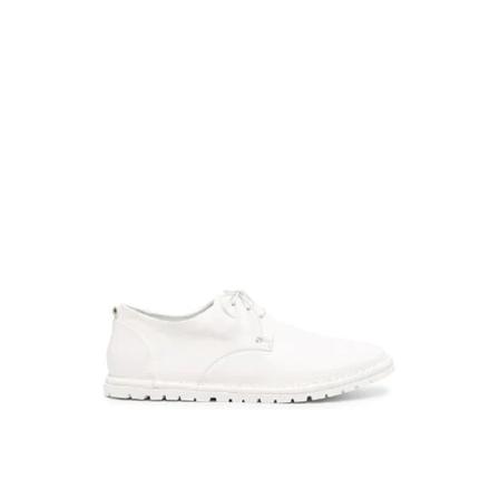 Marsell, Leather Sancrispa Derby Shoes Wit, Heren, Maat:40 EU