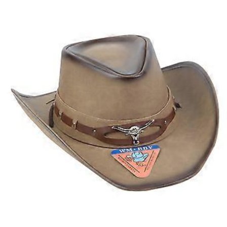 Stilfuld cowboyhat med fugttransporterende svedbånd, fantastisk til strand og pool, indendørs og udendørs brug, rejser, vandreture, Khaki (Khaki)