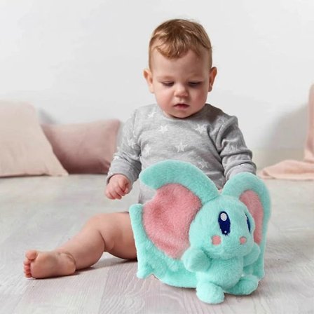 Elfilin Kirby Plysj Kirby Og Det Glemte Land Elflin Plysjleker Eventyr Myk Plysj Blå 25cm (FMY)