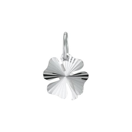 Jane Kønig, Reflection Clover Pendant, sterling silver Grijs, Dames, Maat:ONE Size