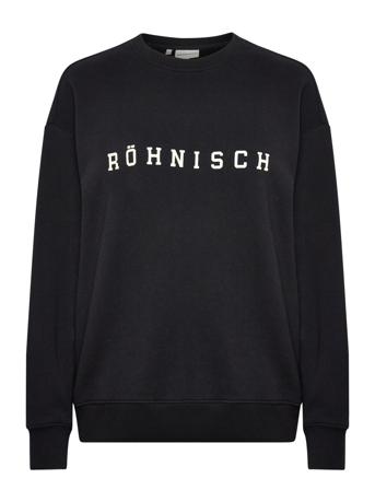 Iconic Sweatshirt Sweat-shirt Genser Svart Röhnisch*Betinget Tilbud