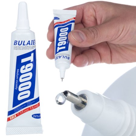 Universallim T-9000 15Ml – Klar och Luktfri | Snabb Torktid | för Metall, Glas, Plast, Textil, Elektronik