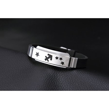 Stål Urrem Par Gave Gravering Silikone Rustfri Armbånd