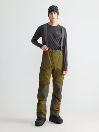 Klättermusen Brage 2.0 Latzhose Herren - Dark Olive - M