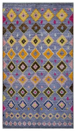 Moroccan Berber - Afghanistan Modern Donkerblauw/Donkergrijs (Wol, Afghanistan)