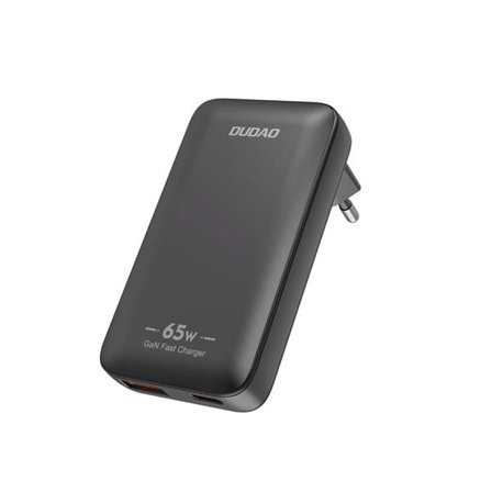 Dudao GaN USB Reseladdare 65W med USB och USB-C PD - Svart