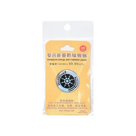 Round Quantum Shield Sticker Anti Strålskydd Mobile P