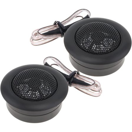 Kompatibel med 2 stk. 12V bil-diskanthøjttalere - Mini dome-diskanthøjttalere med høj effektivitet, 12V højttaler til lyd og lyd til biler