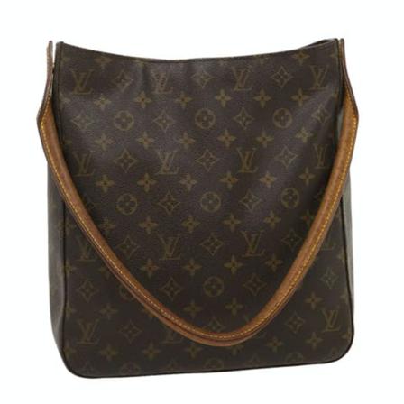 Louis Vuitton Vintage, Pre-owned Looping Bag Bruin, Dames, Maat:ONE Size,Canvas