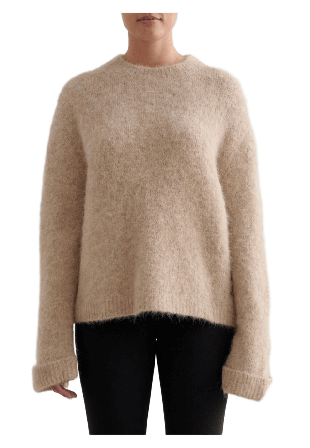 aim'n Alpaca Knit Sweater Tröjor Dam Beige XS
