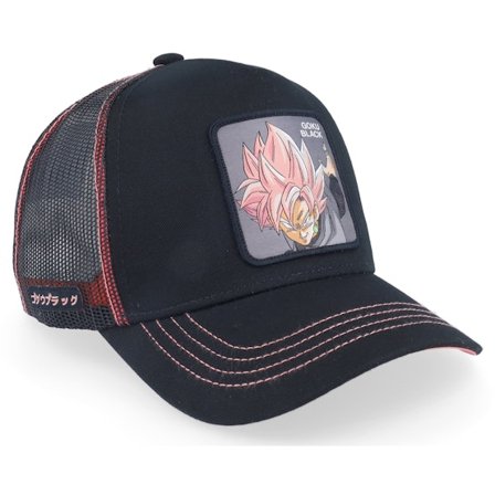 Capslab - Black - trucker - Cap - Dragon Ball Black Black Trucker - Hatstore