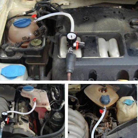 Bil Kylning Radiator Trycktestare Vattentank Detektor Kontrollverktyg Reparationssats