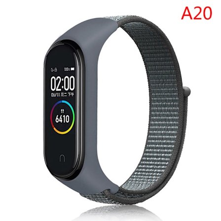Mi Band 5 6 7 Nylon Utbytbart armband A20