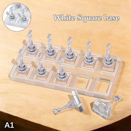 Neglekunst Display Stand Ikke-Magnetisk Negleholder Til Bærbar Akryl