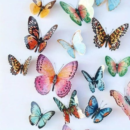 3D Butterfly Wall Decoration - 36 Pcs Removable Wall Stickers for Bedroom, Wedding, Party & Gift Decoration