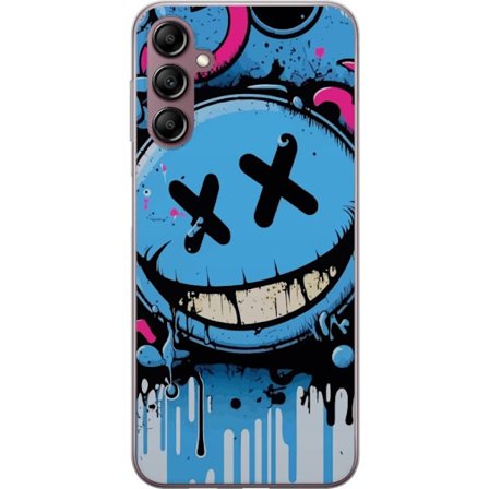 Kompatibelt Mobilskal till Samsung Samsung Galaxy A14 5G Blå Smile
