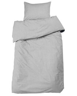 Påslakan Elton Stentvättat 2-Del Ljusgrå - Linea