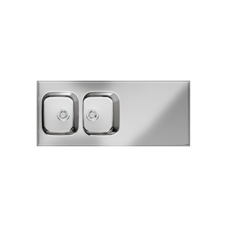 Purus Basic H PBH-1400 Pesupöytä 1400x600x30 mm, käännettävä, ruostumaton teräs, Keittiö