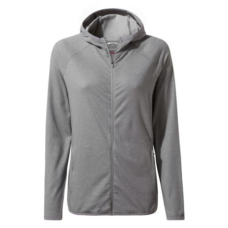 Craghoppers Women's Nosilife Nilo Hooded Top Women Mid layer tops Grey 40