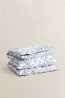 GANT - Key West paisley enkeltdynetrekk 140x200cm og 140x220cm heather grey