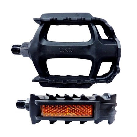 FEIMIN FP818 Maastopyörän Polkimet, Kestävä Muovinen, Musta