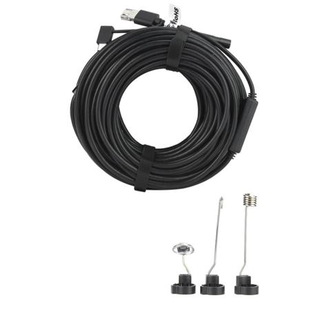 USB‐20M‐8.5HD 3 i 1 industriell 6‐8 LED-ljus Vattentät Endoskopkamera Autoreparationsverktyg