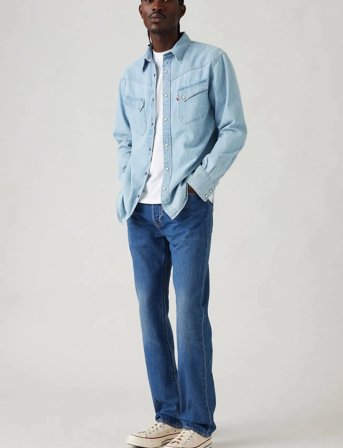 Levi's 501 Levisoriginal Window Pane - Blue - 34 x 32