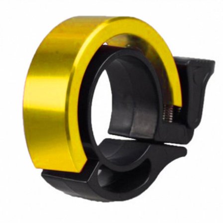 Justerbar cykelklokke cykelringklokke jern cykelring cykelklokke cykling ringetone (gul)