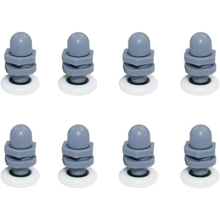 Duschkabin reservdelar 12 st rullar för duschdörrar remskivor duschdörr 20 mm qd